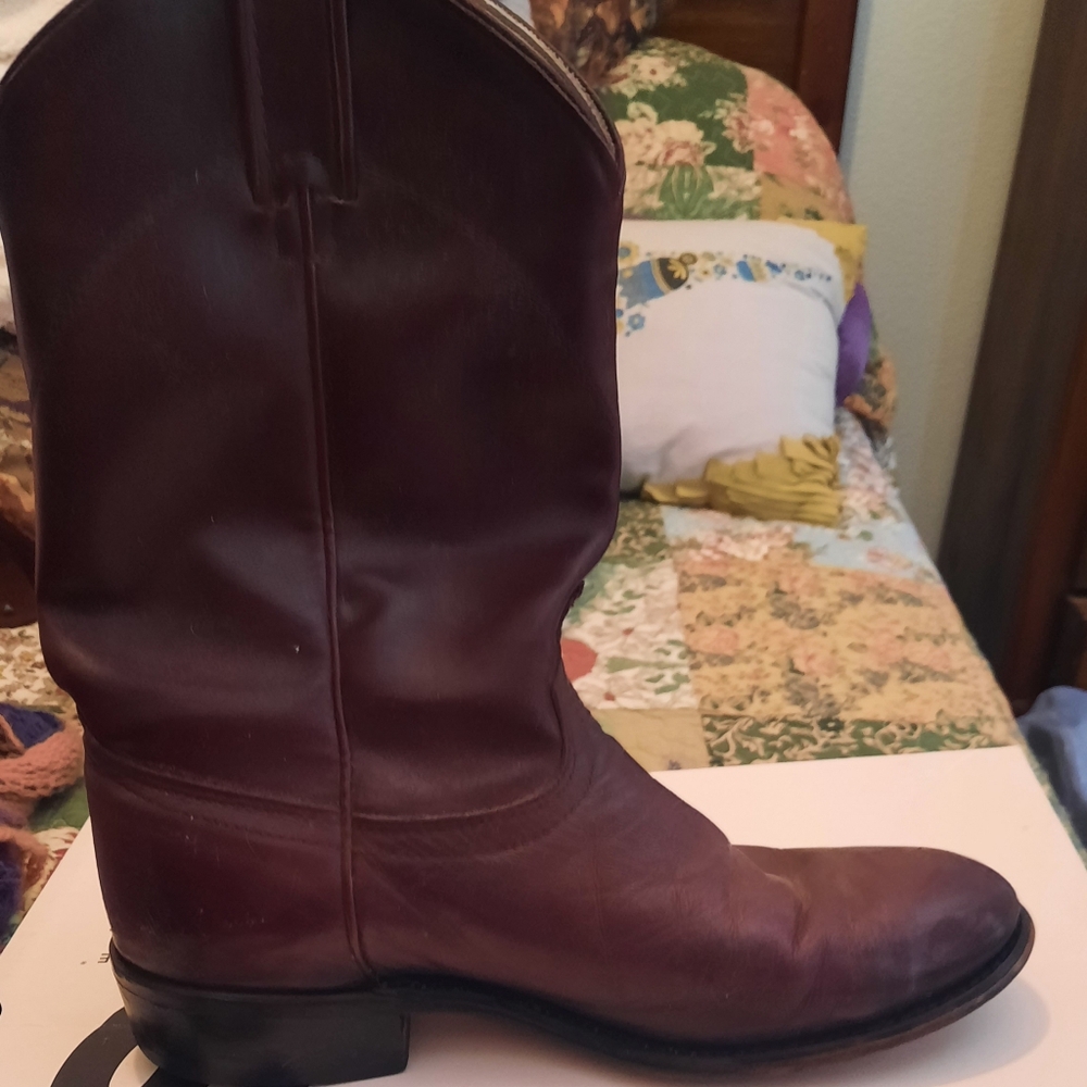 Laredo Roper Boots MADE IN THE U.S.A. Deep Wine